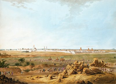 East View of Seringapatam on 15th May 1791, illustration from Twelve Views of Mysore, the Country of Tippoo Sultan engraved and coloured by J.W. Edy, published 1804 by Robert H. Colebrooke